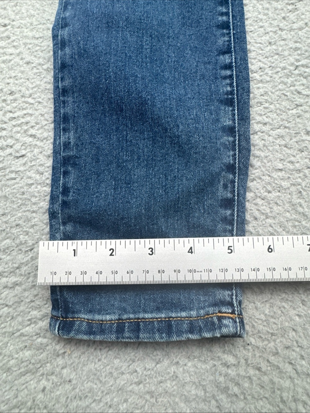 Calvin Klein Women,s Storm Blue High Rise Skinny Ankle Denim Jeans Size 6 NWT - Picture 7 of 16